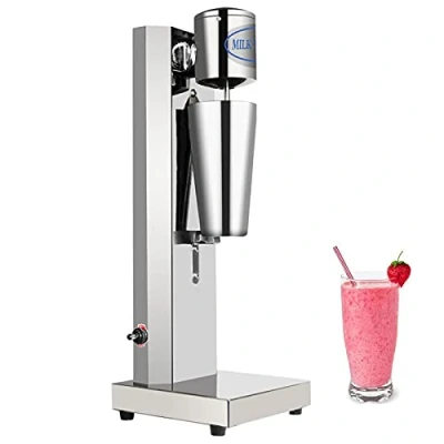 Image of Adima Commercial Milkshake Maker Stainless Steel Electric Drink Mixer Shake Machine Smoothie Milk Ice Cream Blender for Home Or Business 750ML Cup(Silver)