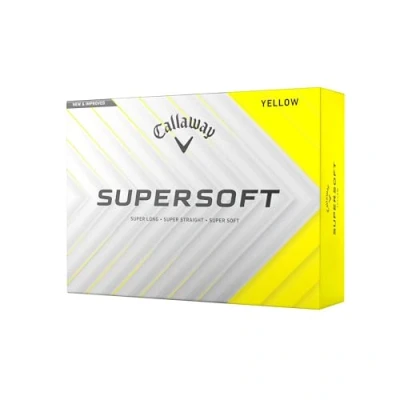 Image of Callaway Golf Supersoft Ball 2025, Yellow