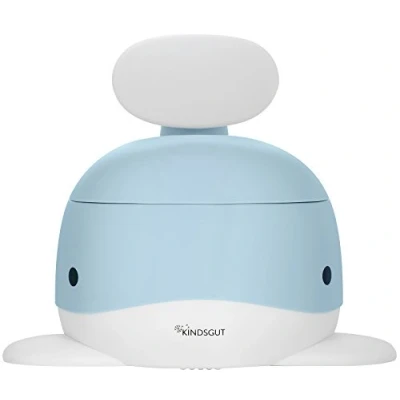 Image of Kindsgut Children&#039;s Potty, Baby&#039;s Toilet/loo, Child Friendly Whale Design and Discreet Colours, Toilet Training, Light Blue