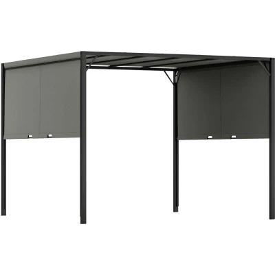 Image of Outsunny 3 x (m) Pergola Metal Gazebo Outdoor Sun Shade Shelter Canopy 84C 063V00CG