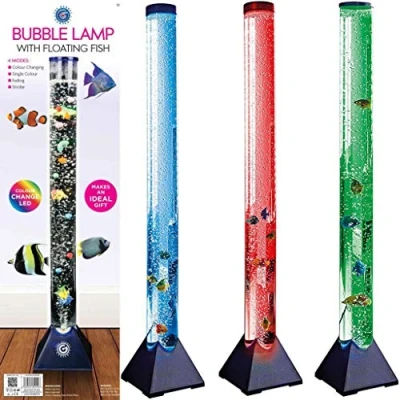 Image of Vivo© 90cm Colour LED Bubble Water Fish Tank Lamp Tube Mood Light Changing with Realistic Tropical