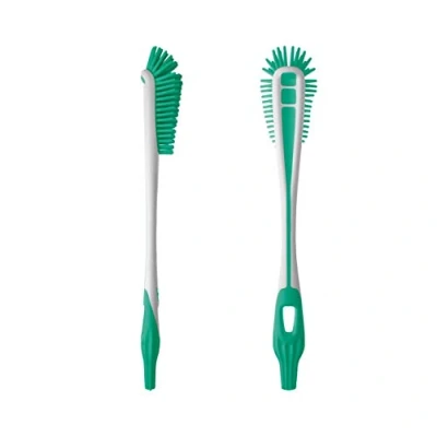 Image of Mam A151 Soft Brush Cleaning for Bottles Green Packaging and Instructions in Foreign Language