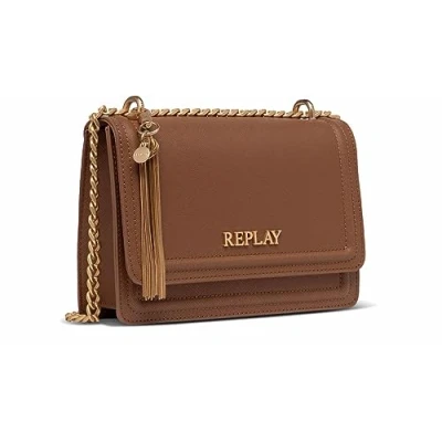Image of Replay Women&#039;s Fw3000 Handbag, 060 Brick Brown, L 25 X H 17 7 D CM