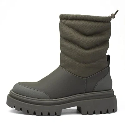Image of Rocket Dog Women&#039;s Dito Fashion Boot, Olive, 6 UK