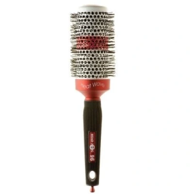 Image of Head Jog 96 Heat Wave Radial Brush. Ceramic Coated Barrel &amp; Ionic Round Brush for Hair Drying Curling. Blow Dry with Activated Strip To Reduce Damage. (44mm)