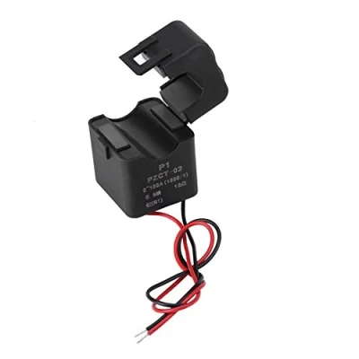 Image of PZCT 02 Current Transformer Snap Joint Structure Split Core Coil Sensor for 100A Amp Energy Meter Mini Base
