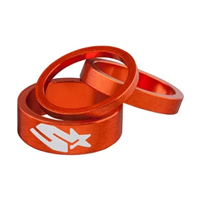 Image of Spank Spacer Kit 3/6/12mm Bike Headsets &amp; Accessories, Orange