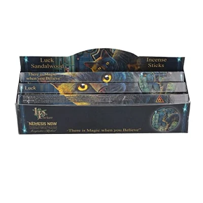 Image of Nemesis Now Lisa Parker Luck Incense Sticks Sandalwood, Black
