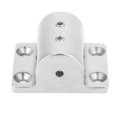 Image of Marine Pipe Base Stainless Steel Rectangular Boat Tube/Pipe Square Hand Rail Fittings Fit for 0.9in/ 1in Parts Ship Yacht(25mm/1in)