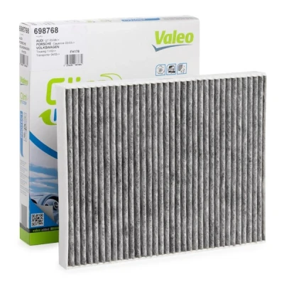 Image of JZW819653E Pollen Filter VALEO CLIMFILTER PROTECT 698768 Activated Carbon 278mm 219mm 30mm VOLKSWAGEN: Transporter 6, 5