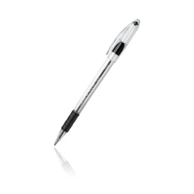 Image of Pentel R.S.V.P. Ballpoint Pen, Fine Line, Black Ink, 2 Pack (BK90BP2A)