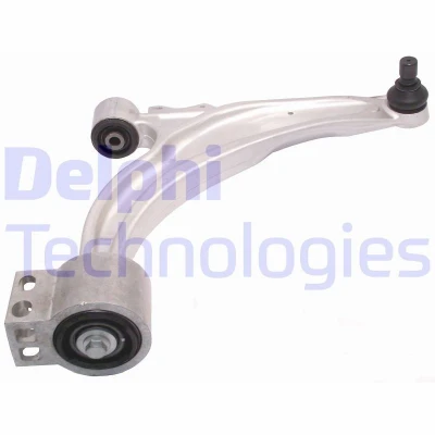 Image of 13272606, 13313750, 13334023, 13401130, 13463245 Suspension Arm DELPHI TC2588 with ball joint Right, Lower Trailing Aluminium VAUXHALL: Astra Mk6