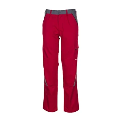 Image of Planam 2326118 Size 118 &quot;Highline Trousers Red/Slate/Black