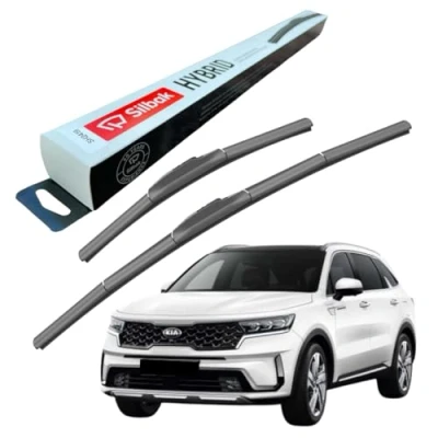 Image of Silbak Windscreen Wipers, fits for KIA SORENTO (03/2020 ONWARDS) Front Wiper Blades, 650mm/400mm