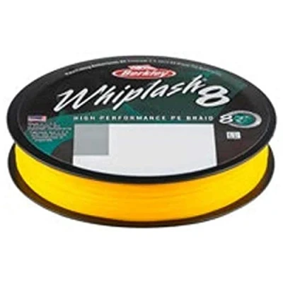 Image of Berkley Whiplash 8 Braided line Yellow 0.08mm / 12.9kg (300m) fishing