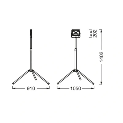 Image of Ledvance LED Worklight Value Tripod 1 bulb 30W