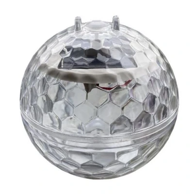 Image of Outdoor Solar LED Floating Light Garden Pond Pool Lamp Rotating RGB Color Change (Multicolor)