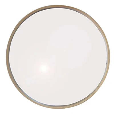 Image of Round Wood Accent Wall Mirror/Vanity Mirror/Bathroom Mirror (Natural, 59 dia x 4.5 cm)