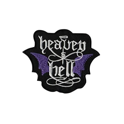 Image of Heaven and Hell Heavy Metal Patch Badge Embroidered Iron on Applique Souvenir Accessory
