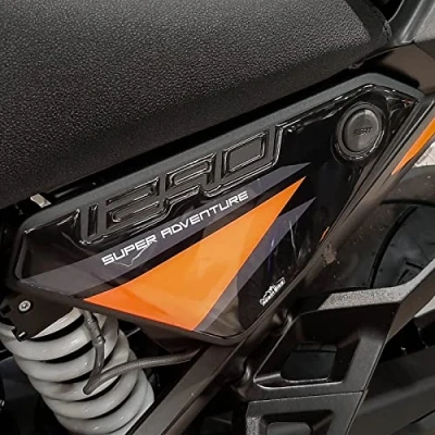Image of Resin Bike Motorcycle 3D Stickers Compatible with KTM 1290 Super Adventure S and R 2021. Air Box Side Protections from Bumps Scratches. Pair of Gadget Moto