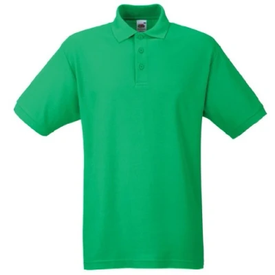 Image of Fruit Of The Loom Men&#039;s SS033M Short Sleeve Polo Shirt, Green (Kelly Green), XX Large