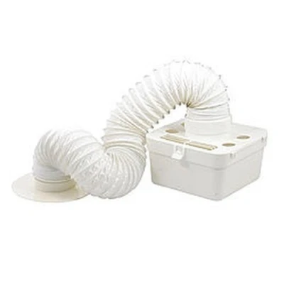 Image of Manrose Indoor Tumble Dryer Venting Kit With Gravity Grille 41704
