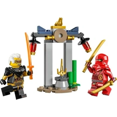 Image of LEGO Ninja: Kai and Rapton&#039;s Temple Battle Polybag with Additional Red Cape