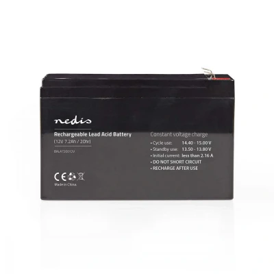 Image of 12v 12 Volt 7.2Ah 7200mAh Sealed Rechargeable Lead Acid Battery 151 mm x 65 95