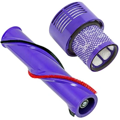 Image of SPARES2GO Brushroll Bar + Washable Filter Compatible with Dyson V10 SV12 Cyclone Cordless Vacuum Cleaner (237mm)