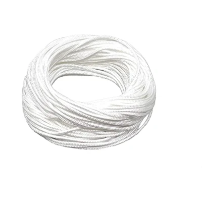 Image of Roman Blind Cord 1.2mm White 10 Metres String for Austrian Festoon Cording