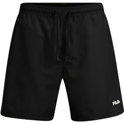 Image of FILA Men&#039;s Somalia Beach Shorts Swim Trunks, Black, S