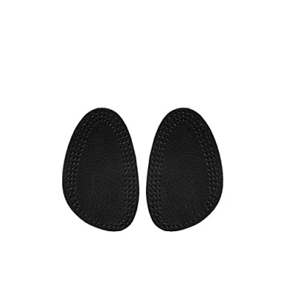Image of Kaps Halfled Half Insoles Comfortable Leather &amp; Latex Discreet Absorbs Moisture Prevent Rubbing Blisters In Heels, Flats Boots Helps Shoe Fit Size Too Big (6 7 UK / 39 40 EU Black)
