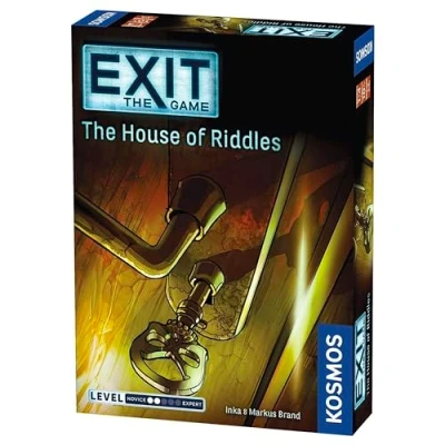 Image of Thames &amp; Kosmos EXIT: The House of Riddles, Escape Room Card Game, Family Games For Game Night, Party Adults and Kids, 1 to 4 Players, Ages 10+