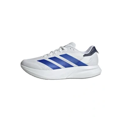 Image of adidas Performance Duramo Speed Road running shoes, Men&#039;s, Size: 7.5, Cloud white lucid blue dark Textile/synthetics