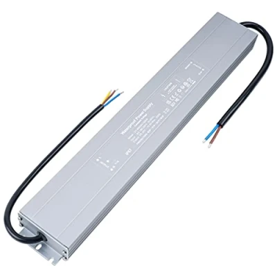 Image of VARICART Outdoor IP67 Waterproof 24V LED Driver 300W 12.5A, Ultra Slim Constant Voltage Transformer Adapter, AC to DC Low Switching Power Supply, for Garden Light Strip G4 MR16 Bulb