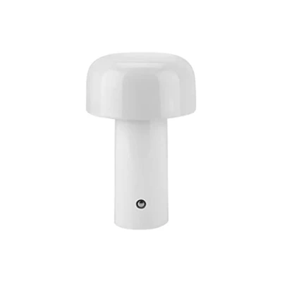 Image of Hovoto Touch Lamps Bedside, Mushroom Lamp, Led Table Dimmable Bedside Lamps, Cordless Rechargeable Lamp for Bedroom, Living Room, Study Decor, White
