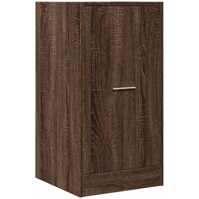 Image of vidaXL Apothecary Cabinet Brown Oak Storage Chest with Drawers for Home and Office Engineered Wood 40x41x77.5 cm