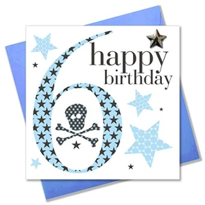 Image of Claire Giles Ages Age 6 Boy Birthday Card
