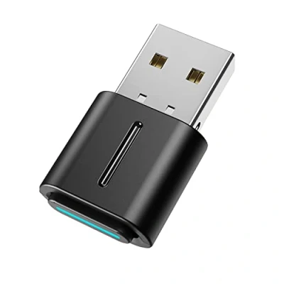 Image of Smof USB Bluetooth audio adapter to PS5, PS4, Switch, PC. aptX low latency wireless dongle support, no driver installation required,not for keyboard or mouse