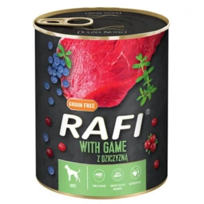 Image of Complete Wet Dog Food: Meat &amp; Natural Ingredients, Grain Free, Immune Boosting Superfoods in Every Flavor! Healthy Tasty Nutrition for All Breeds! (Game, 800g)