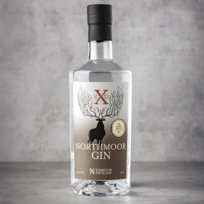 Image of Northmoor Gin, Hand Crafted and Distilled by Exmoor Distillery, Craft Gin Gift (Northmoor Classic 70cl Bottle)