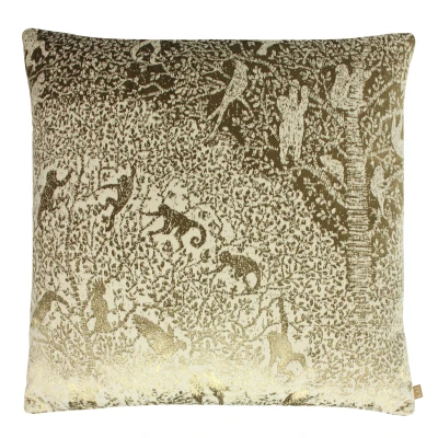 Image of Kai Tilia Exotic Jacquard Rectangular Cushion Cover Gold One Size