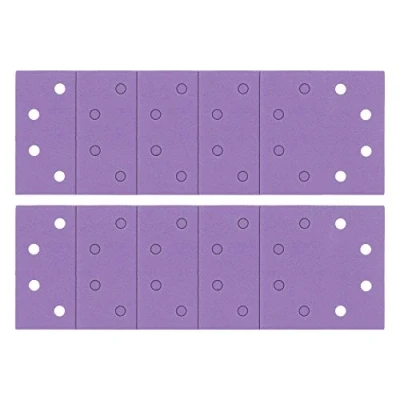 Image of Trend Aluminium Oxide 1/4 Sheet 114 x 110mm 120 Grit Sanding Sheets, AB/QTR/120A, Pack of 10