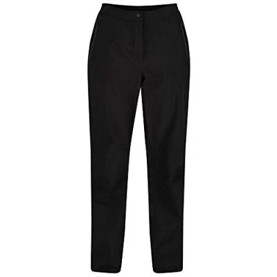 Image of Regatta Women&#039;s Highton Waterproof Breathable Isotex 10000 Strech Unlined Over Trousers Overtrousers, Navy, L, RWW357L 54070