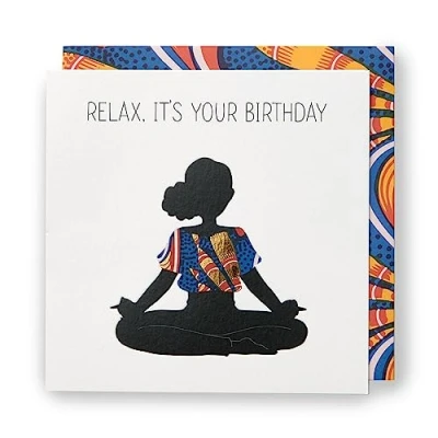 Image of Kindred X Afrotouch Relax It&#039;s Your Birthday Card