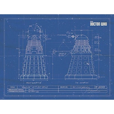 Image of Doctor Who WDC90691 &quot;The Origin of Davros&quot; Canvas Print, Multi Colour, 60 x 80 cm