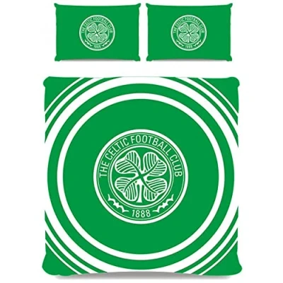 Image of Celtic FC Pulse Double Duvet Cover and Pillowcase Set