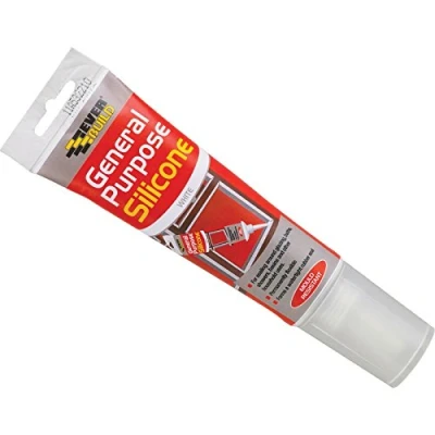 Image of Everbuild Easi Squeeze General Purpose Silicone Sealant White
