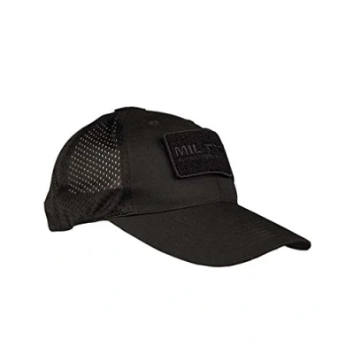 Image of Mil Tec Men&#039;s Baseball Cap 12317602 Cap, Black, Standard Size