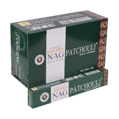 Image of Ancient Wisdom 15g Golden Nag Pathouli Incense